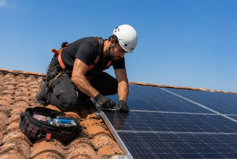 Maintenance et monitoring de panneaux solaires à Domsure