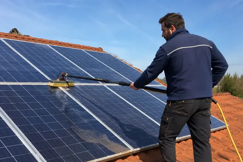 Nettoyage et entretien de panneaux solaires à Domsure